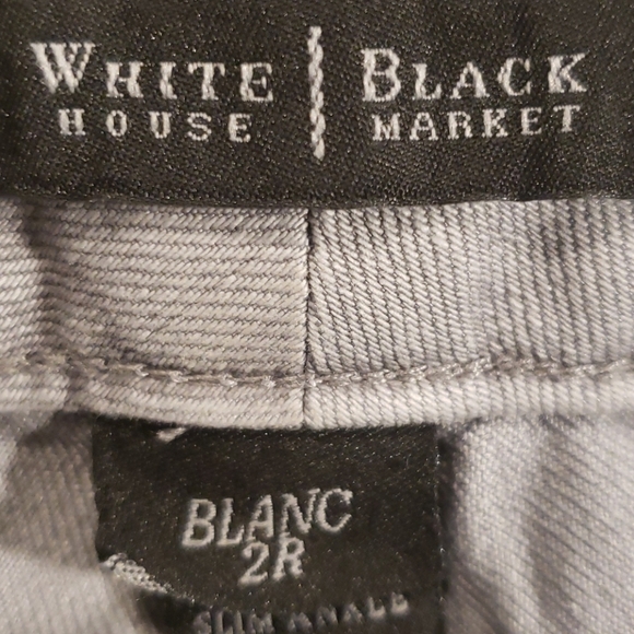 WHITE HOUSE BLACK MARKET EMBELLISHED SLIM ANKLE JE - Picture 5 of 8